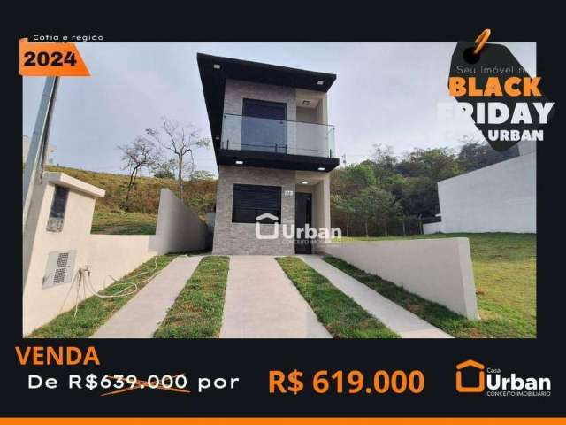 Casa com 3 dormitórios à venda, 111 m² por R$ 619.000,00 - Terra Nobre - Cotia/SP