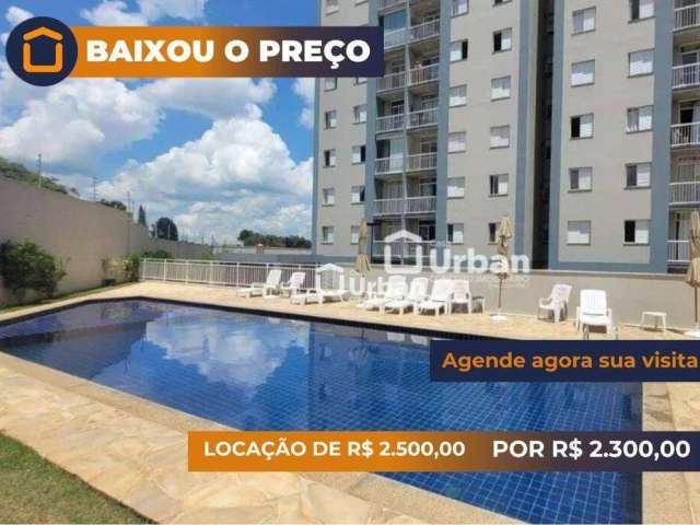 Apartamento com 2 quartos para alugar, 51 m² por R$ 2.300/mês - Jardim Europa - Vargem Grande Paulista/SP