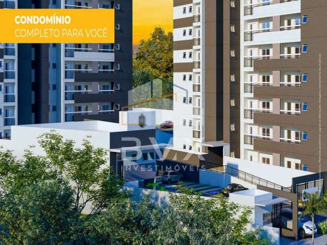 Apartamento 61,11 m² - Condomínio JR CAMPOLIM II, 2 dormit (1 suíte), varanda gourmet, com piso, lazer completo, 1 vaga. Jd. S. Carlos - Sorocaba