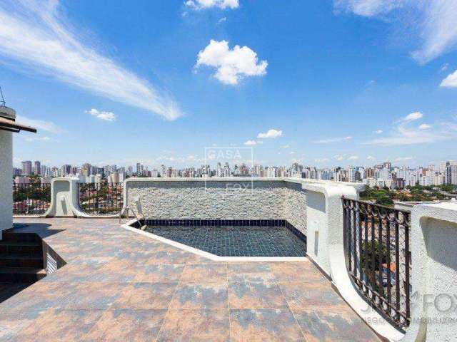 Cobertura com 2 quartos à venda na Avenida Miruna, Moema, São Paulo, 182 m2 por R$ 3.400.000