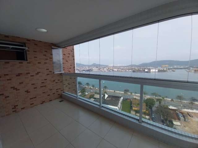 Apartamento alto padrão, 123 m², 3 dormitórios, varanda gourmet, ´na Ponta da Praia.