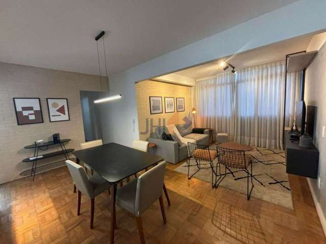 Apartamento semi- mobiliado com 90 m² no Jardim Paulista para locaçao