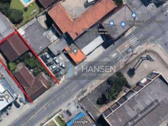 Terreno à venda, 587 m² por R$ 980.000,00 - Guanabara - Joinville/SC