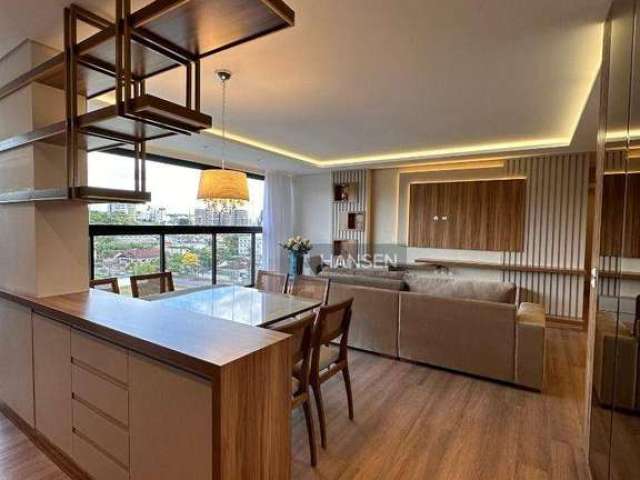 Apartamento com 3 dormitórios à venda, 104 m² por R$ 812.767,11 - Anita Garibaldi - Joinville/SC