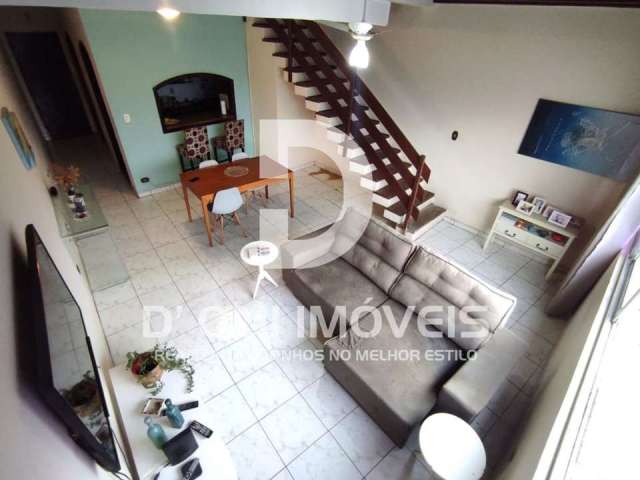 Apartamento Duplex com 3 dormitórios à venda, 96 m² por R$ 470.000,00 - Tombo - Guarujá/SP