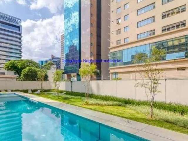 Apartamento Studio MOBILIADO 29m², 01 dormitório, 01 banheiro e 01 vaga na garagem.  Condomínio com portaria e segurança, piscina, academia