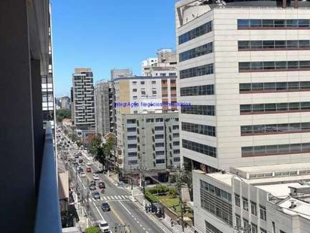 Conjunto Comercial 38m² e 01 banheiro.  Condomínio com portaria e recepção.  Excelente localização, entre as Ruas Tutóia, Manuel da Nobrega