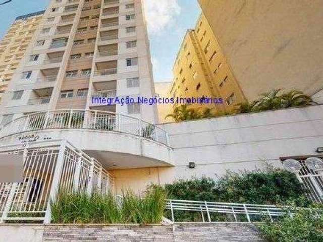 Apartamento MOBILIADO 33m², 01 dormitório, 01 banheiro e 01 vaga de garagem.  Condomínio com segurança, portaria, piscina, brinquedoteca