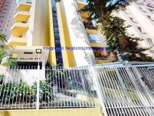 Apartamento 44m², 01 dormitório, 01 banheiro e 01 vaga de garagem.  Condomínio com segurança, portaria, piscina, academia, salão de festas