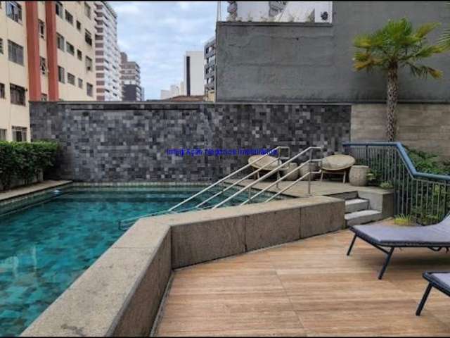 Apartamento Studio 30m², 01 dormitório e 01 banheiro.  Condomínio com segurança, portaria, piscina, academia, salão de festas e playground.  Excelente