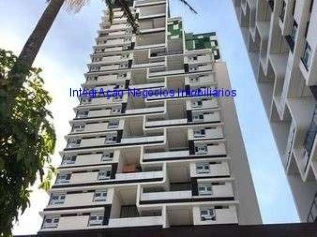 Apartamento 105m², 02 dormitórios (sendo suítes), 03 banheiros e 02 vagas na garagem.  Condomínio com portaria, segurança 24hrs, piscina, academia