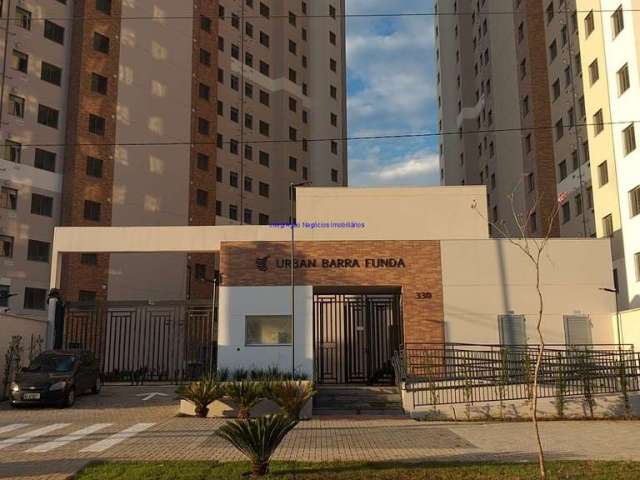 Apartamento 30m², 01 dormitório e 01 banheiro.  Condomínio com portaria, segurança 24hrs, salão de festa, churrasqueira, academia, brinquedoteca.