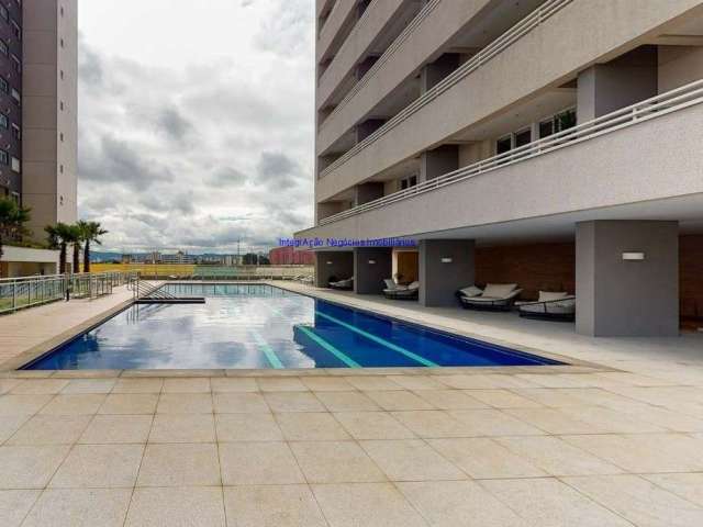 Apartamento 70m², 02 dormitórios, 02 banheiros e 01 vaga na garagem.    Condomínio com portaria, segurança 24hrs, piscina, salão de festa, academia