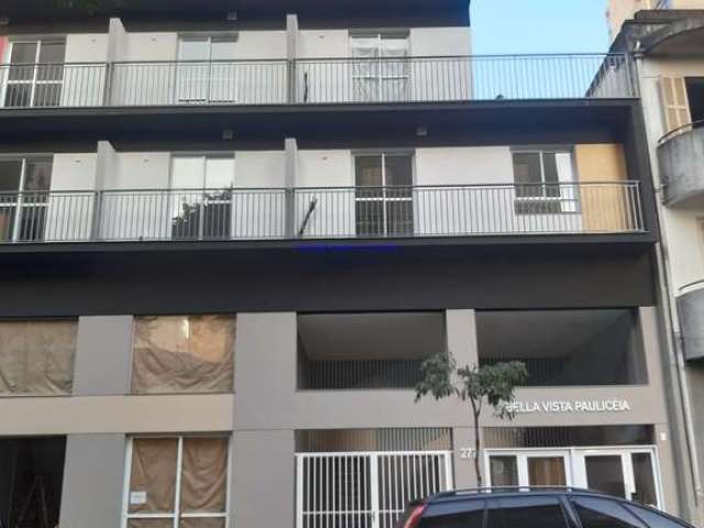 Apartamento Studio 20m², 01 dormitório e 01 banheiro.  Condomínio com portaria, segurança 24hrs, piscina, academia, lounge, lavanderia coletiva.