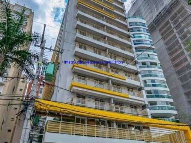 Apartamento 31m², 01 dormitório e 01 banheiro.  Condomínio com portaria, segurança 24hrs, fitness, coworking, lounge roof, espaço gourmet e lavanderia