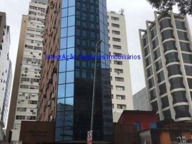 Conjunto Comercial 75m², 02 salas, 01 sala de reunião, 03 banheiros e 02 vagas na garagem.  Condomínio com recepção e segurança 24hrs.