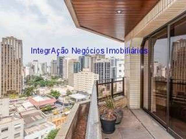 Apartamento 232m², 02 dormitórios (sendo suítes), 03 banheiros e 03 vagas na garagem.   Condomínio com portaria, segurança 24hrs, salão de festa.