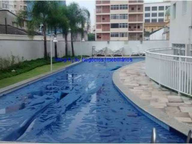 Apartamento 49m², 02 dormitórios, 02 banheiros e 01 vaga na garagem. Possui sacada.  Condomínio com portaria 24hrs, piscina, academia e salão de festa