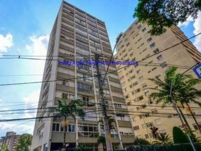 Apartamento 144m², 03 dormitórios (sendo 01 suíte), 02 banheiros e 02 vagas de garagem.  Condomínio com segurança, portaria e salão de festas.