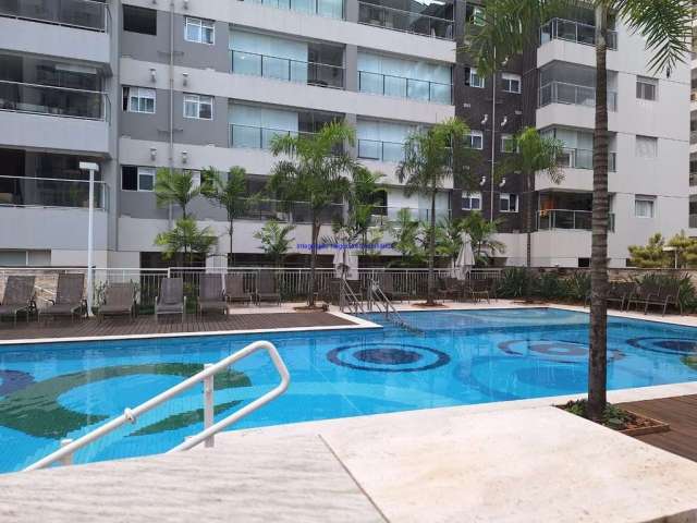 Apartamento 52m², 01 dormitório, 01 banheiro e 01 vaga na garagem.  Condomínio com recepção e segurança, piscina, academia, salão de festas