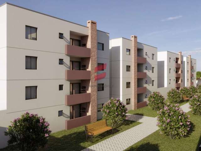 Apartamento com 2 quartos à venda na Rua Cassiano Ricardo, 1142, Vargem Grande, Pinhais, 51 m2 por R$ 242.000