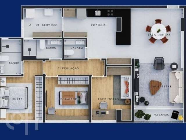 Apartamento com 3 quartos à venda na Picadilly, 1624, Alphaville - Lagoa dos Ingleses, Nova Lima por R$ 1.400.000