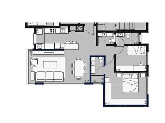 Apartamento para Venda no bairro Vila Rodrigues em Passo Fundo, 1 quarto, 91 m² de área total, 91 m² privativos,