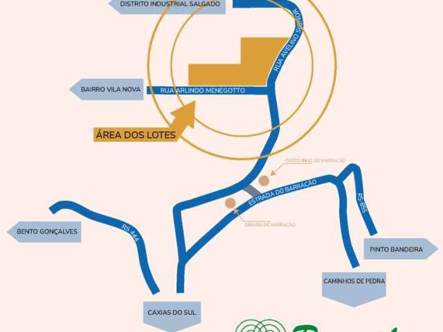 Terreno para Venda no bairro Barracão em Bento Gonçalves, 1679 m² de área total, 1679 m² privativos,