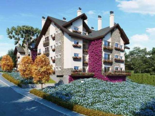 Apartamento para Venda no bairro Parque das Orquídeas em Gramado, 2 quartos sendo 2 suítes, 1 vaga, 107 m² de área total, 76 m² privativos,