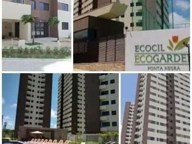 Apartamento com 2 quartos à venda na Rua Edson Teixeira da Silva, 34, Ponta Negra, Natal, 55 m2 por R$ 230.000