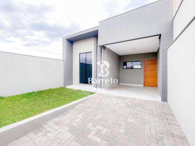 Casa com 3 dormitórios à venda, 88 m² por R$ 350.000,00 - Colinas - Londrina/PR