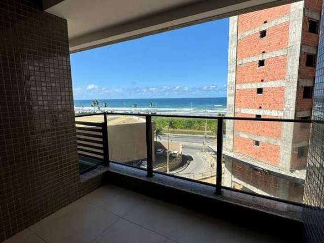 Ocean house jaguaribe: 01 dormitório, varanda, vista mar, infra total, prédio pastilhado.