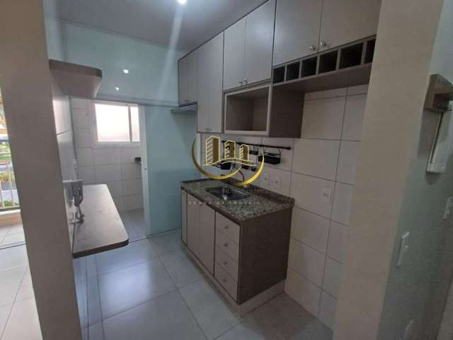 Apartamento à venda ou locação em Americana-SP, bairro Cariobinha: 2 quartos, 2 salas, 1 banheiro, 1 vaga de garagem, 45m².