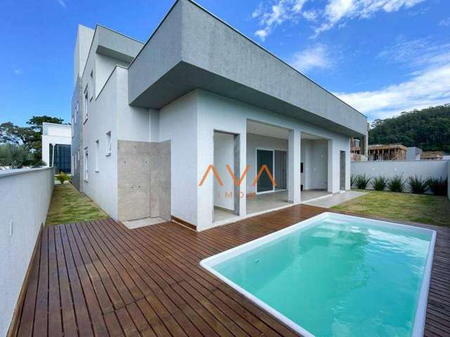 Casa com 4 dormitórios sendo 4 suítes à venda, 450 m² por R$ 3.390.000 - Ingleses - Florianópolis/SC