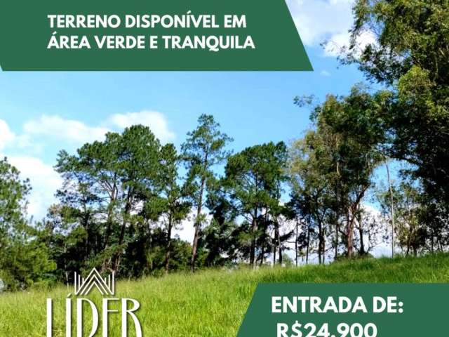 Terreno disponível em área verde e tranquila, à poucos minutos do centro! clique e saiba mais!