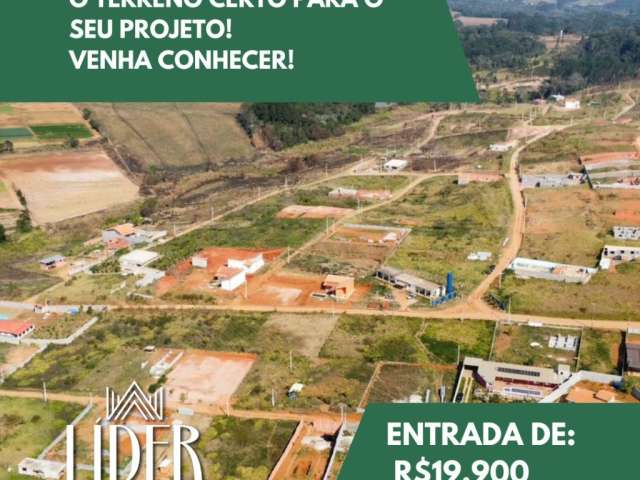 O terreno certo para o seu projeto ideal para sua chácara ou casa de campo!