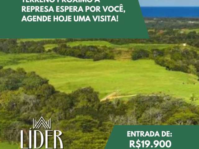 Terreno bem localizado próximo à represa espera por você, agende hoje uma visita!