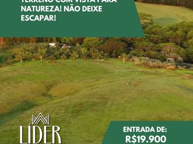 Terreno com vista para natureza! não deixe escapar!