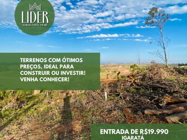 Terrenos com ótimos preços, ideal para construir ou investir! venha conhecer!