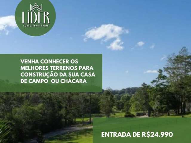 Venha conhecer os melhores terrenos para construção da sua casa de campo  ou chácara