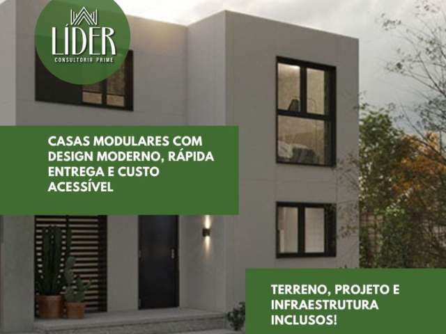 Casas modulares com design moderno, rápida entrega e custo acessível! clique e descubra as vantagens!