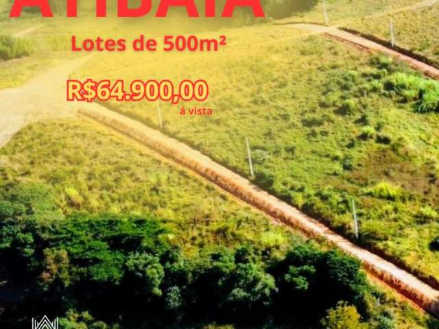 Terreno à venda na Condomínio Residencial Parque Shambala, 1234, Usina, Atibaia por R$ 64.900