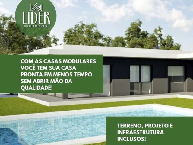 Com as casas modulares você tem sua casa pronta em menos tempo sem abrir mão da qualidade! clique e descubra as vantagens!