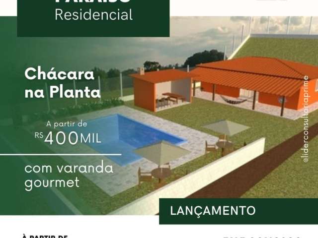 Chácara Completa: Projeto Sustentável com Estrutura e Lazer Integrados