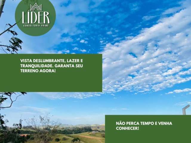 Terrenos disponíveis com vista deslumbrante, lazer e tranquilidade! venha conhecer!