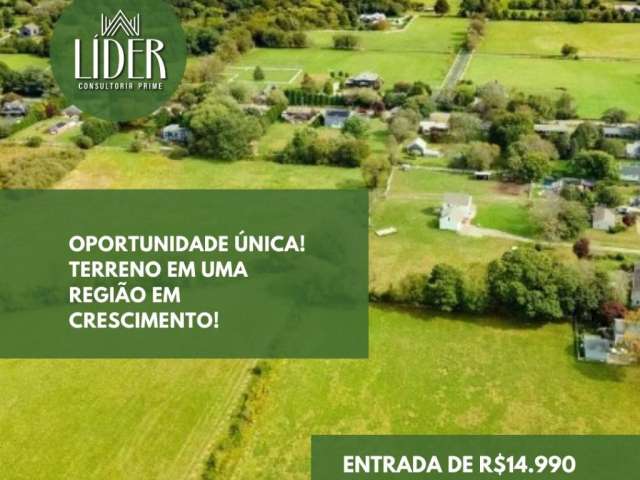 Oportunidade única! terrenos em região em crescimento! ideal para construir ou investir! venha conhecer e descubra as vantagens!