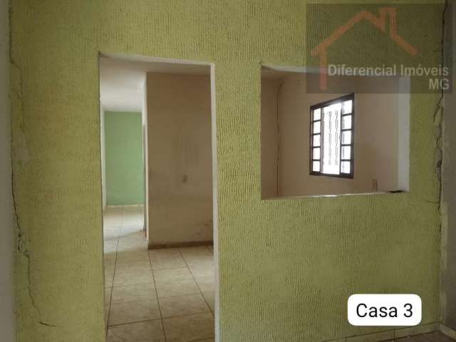 Casa para Venda em Contagem, Icaivera, 2 dormitórios, 1 banheiro, 2 vagas