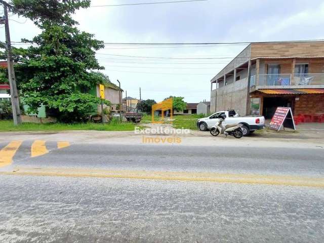 Terreno frente para a rodovia Balneário Leblon