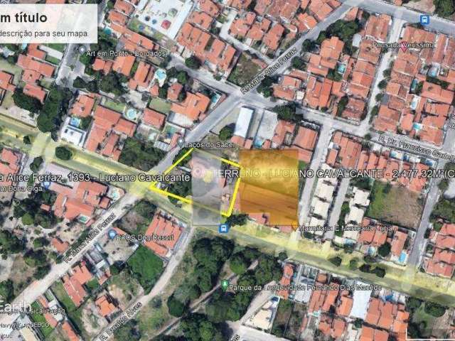 Terreno à venda, 2477 m² por R$ 6.193.300 - Engenheiro Luciano Cavalcante - Fortaleza/CE