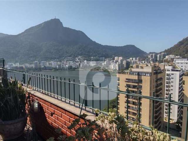 Cobertura Duplex Espetacular na  Lagoa - com VISTA DESLUMBRANTE